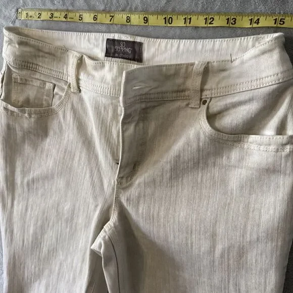 Chico’s Women’s Pants So slimming Strech Cream Casual Pant Size 0.5 - Picture 11 of 16